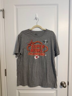 Nike Gray Super Bowl Champions Tee